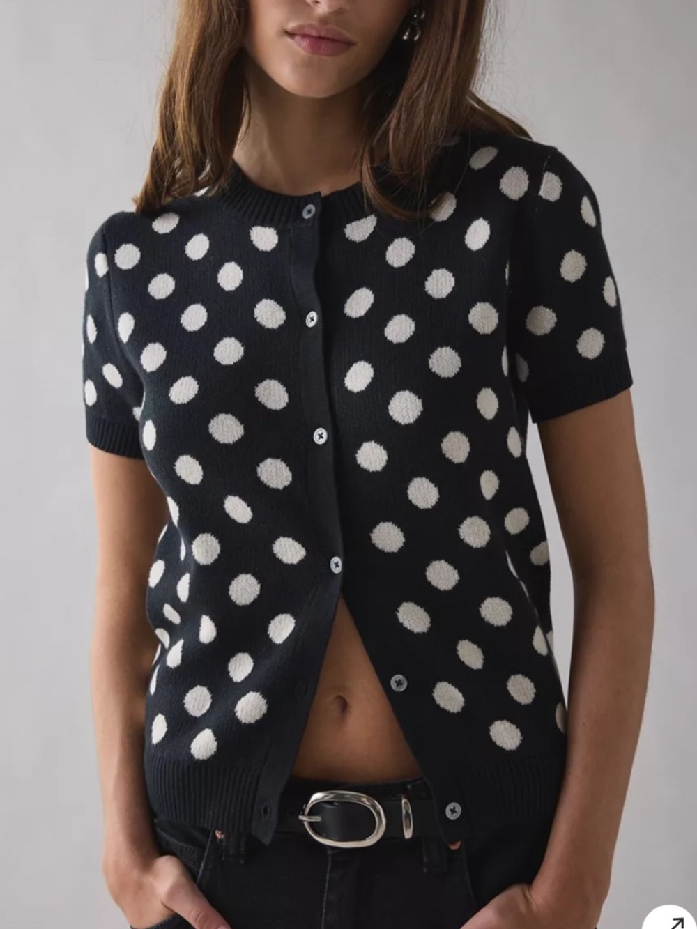 Urban outfitters Kimchi Blue polka dot cardigan